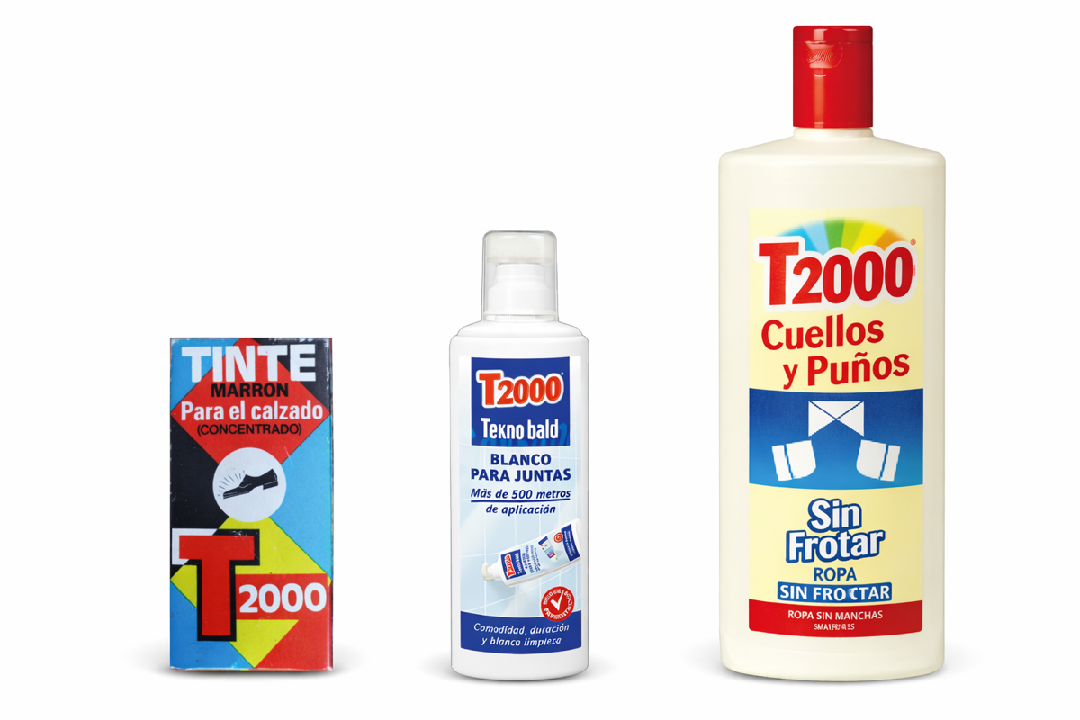 Aplicacions de la marca T2000 en diferents formats de producte
